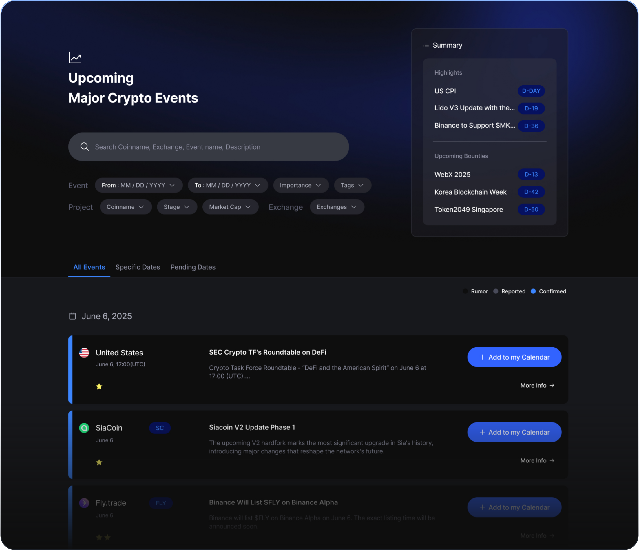 event mockup